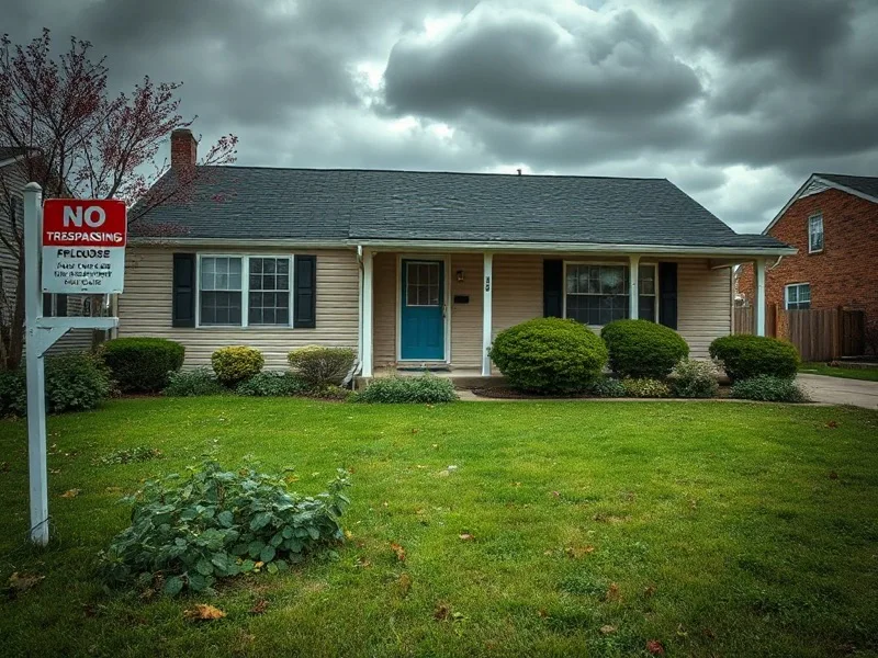 Home facing foreclosure
